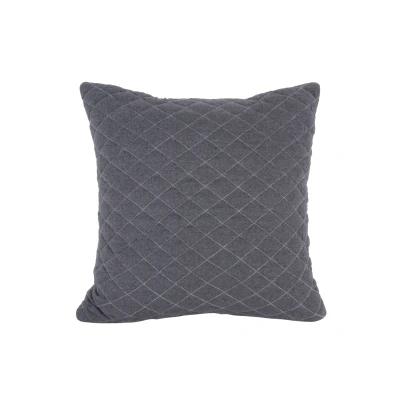 Afbeelding van Present Time Cushion Diamonds Quilted Donkergrijs