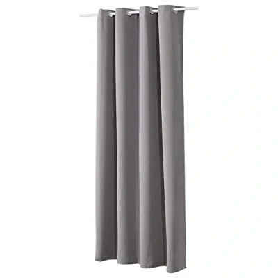 Afbeelding van WOLTU 1 Stuk Verduisteringsgordijn in polyester met oogjes,Isolerend thermisch gordijn 135x225cm,VH5878dg Donkergrijs