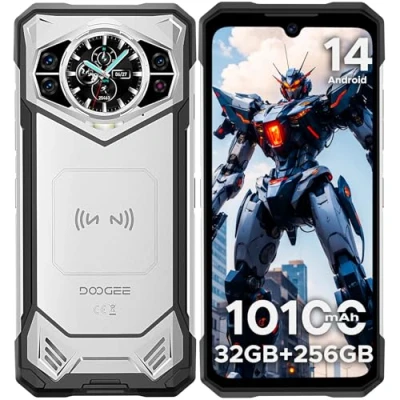 Afbeelding van DOOGEE S200 5G Onbreekbare Mobiele Telefoon 32 GB + 256 GB/TF 2TB, 10100 mAh, 1,32 inch Achterscherm, Dimensity 7050, Camera 100 MP, 6,72 FHD 120 Hz, Android 14 Smartphone, onbreekbaar,