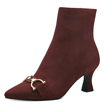 Afbeelding van MARCO TOZZI dames 2 25319 41 Boot Heel, Bordeaux, 42 EU