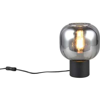 Afbeelding van TRIO DIVA Tafellamp Zwart mat excl. 1x E27 7W