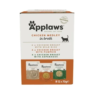 Afbeelding van Applaws Quick Serve multipack Kip variatie 12 x 70 gr.