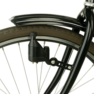 Afbeelding van Fiets dynamo 2 polig links zwart 6 Volt 3 Watt
