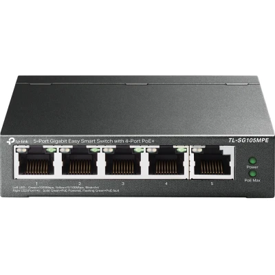 Afbeelding van TP Link TL SG105MPE netwerk switch L2 Gigabit Ethernet (10/100/1000) Power over (PoE) Zwart