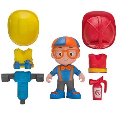 Afbeelding van Blippi BLP0136 5&quot; Job Explorer Figuur Plus 6 Toegang, Multi