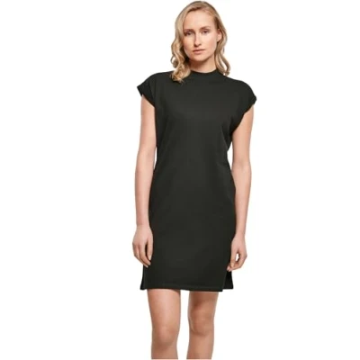 Afbeelding van Super Oversized damesshirt &#039;Turtle Shoulder Dress&#039; Black 4XL