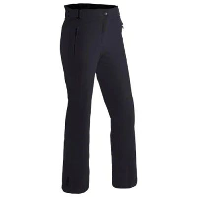 Afbeelding van Maier Sports Vroni Slim, nauwsluitende dames skibroek, waterdichte sneeuwbroek, stretchmateriaal en verstelbare tailleband, PFC vrij, mTHERM wattering &amp; mTEX weerbescherming, blauw, maat 40 (W31/L31)