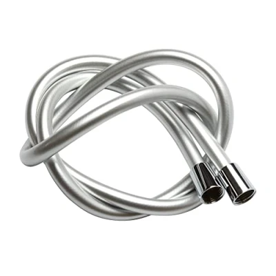 Afbeelding van Yossee PVC gladde doucheslang 1,5M / 59 inch met anti draai messing aansluitingen universele vervanging, flexibel, knik en lekvrij
