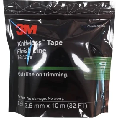 Afbeelding van 3M Finish Line KTS FL2 plakband zonder krassen, testgrootte, groen, 3,5 mm x 10 m