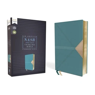 Afbeelding van NASB, Thinline Bible, Leathersoft, Teal, Red Letter Edition, 1995 Text, Comfort Print