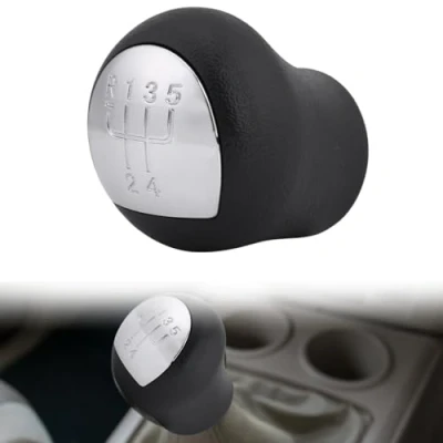Afbeelding van Pookknop Auto Styling 5 versnellingen versnellingspook knop compatibel met RENAULT CLIO 2 FASE KANGOO