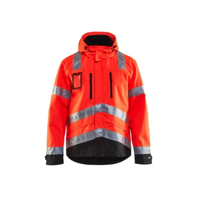 Afbeelding van Blaklader Jack. Ongevoerd High Vis 4837 1977 Rood/Zwart