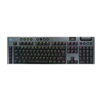 Afbeelding van Logitech G G915 X LIGHTSPEED Low Profile Wireless Gaming Keyboard, Double Shot PBT Keycaps, volledig programmeerbare toetsen, RGB achtergrondverlichting, GL Brown Linear, US INT&#039;L QWERTY Zwart