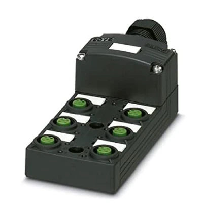 Afbeelding van Phoenix Contact SACB 6/ 6 L SC SCO P 1453009 Passieve sensor/actorbox M12 verdeler met kunstof schroefdraad 1 stuk(s)