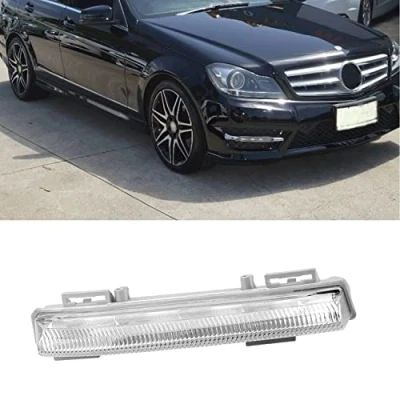 Afbeelding van Links Rechts LEIDENE Dagrijverlichting DRL Mistlamp Compatibel met Mercedes C E SLK Klasse W204 S204 C180 C200 C220 C250 C300 C320 2007 2014 (Rechts)