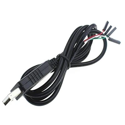 Afbeelding van 4 pins PL2303 USB naar UART TTL kabelmodule RS232 Seriële PL2303HX kabel