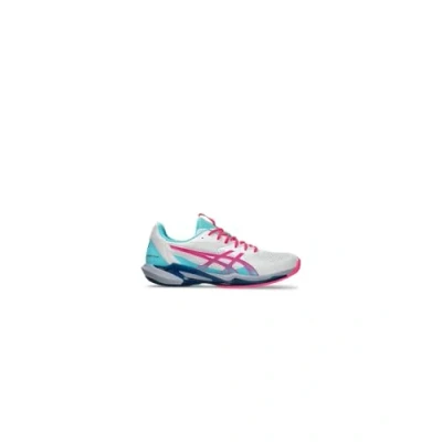 Afbeelding van Asics Solution Speed FF 3 Padelschoenen, Heren, Maat: 40.5, White/hot pink Kunststof/ textiel