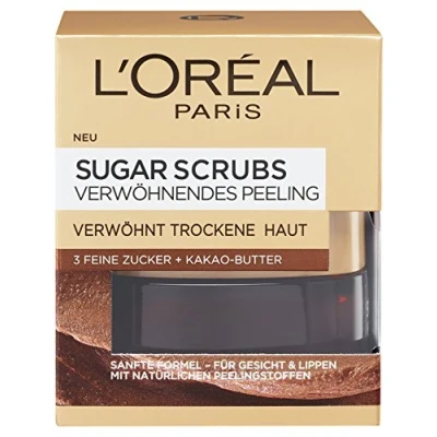 Afbeelding van L&#039;Oréal Sugar Scrubs Peeling Cocoa Butter 50 ml (Duitse versie)