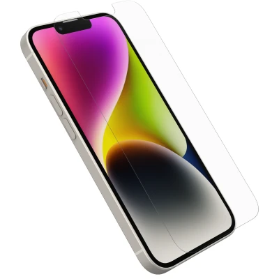 Afbeelding van OtterBox Premium Glass Screen Protector for iPhone 14/iPhone 13/iPhone 13 Pro, Tempered Glass, advanced Scratch Protection, Survives Drops up to 3ft, Antimicrobial Protection
