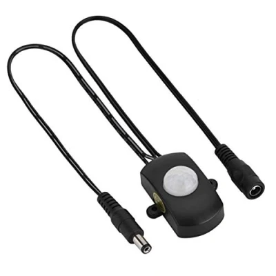 Afbeelding van LED IR bewegingsmelder 12V DC bewegingssensor beweging PIR sensor voor strips/lampen 4A PB Versand® (met holle stekkers)