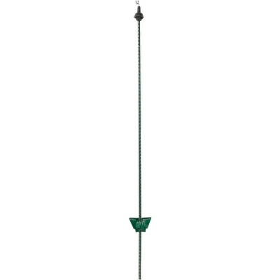 Afbeelding van Pulsara Veerstalenpaal met krul groen 105cm 25 stuks