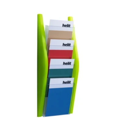 Afbeelding van Wand display 4 x A5 lime groen