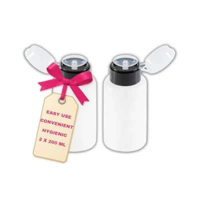 Afbeelding van LALILL 2 stuks dispenser pompdispenser pompflesset voor vloeistoffen nagellakverwijderaar, manicure 200 ml