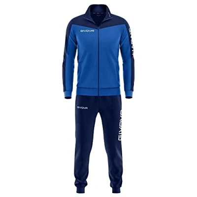 Afbeelding van Givova TR036 0204 M Roma Triacetaatpak, Lichtblauw/Blauw,