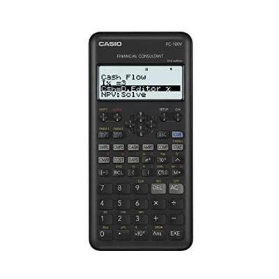 Afbeelding van Casio FC 100V 2, Financiële rekenmachine Tweede editie, 2 W ET