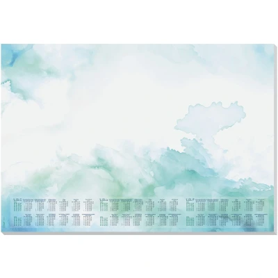 Afbeelding van SIGEL HO314 Papieren bureauonderlegger, met kalender van 3 jaar, A2 (59,5 x 41 cm), Design aquarel zee, 80 g/m², 30 vellen