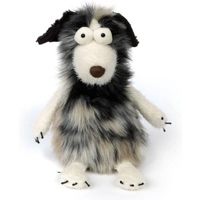 Afbeelding van sigikid 39735 Hond Detective Disaster, BeastsTown knuffeldier, meisjes en jongens, verzamelen, geven, spelen, knuffelen, kinderen volwassenen, van 3 tot 99 jaar, beige/wit/zwart/hond, 41 x 19 18 cm