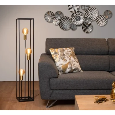 Afbeelding van Lucide RUBEN Vloerlamp 3xE27 Zwart