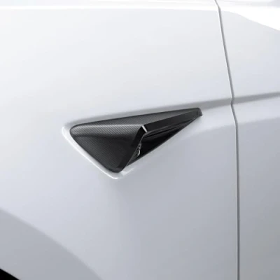 Afbeelding van Spigen Tesla Model 3 Highland 2024 Zijcamera afdekking, 2 stuks zijcamerabescherming, bescherming tegen stof en afzetting, compatibel met accessoires Carbon