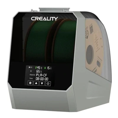 Afbeelding van Creality Space Pi Plus filamentdroger 2024, 2 spoelen, 3D printerfilament, drogerbox met ingebouwde ventilator, filamentdehydrator voor 1,75 / 2,85 mm PLA PETG ABS TPU nylon