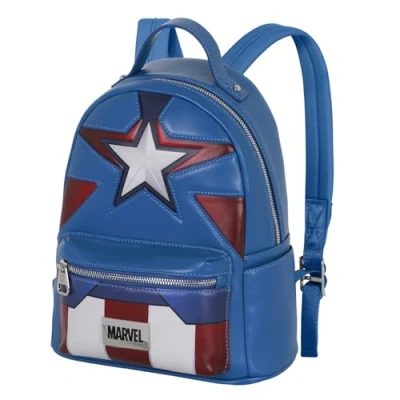 Afbeelding van Karactermania Marvel Captain America Mode Rugzak Backpack Courage Blauw