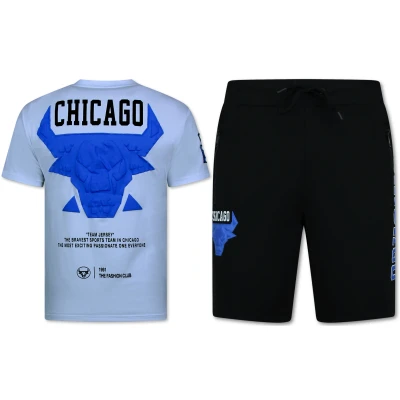 Afbeelding van BULLS Zomerset Heren Twinset Combisets 1685 Wit/ Zwart