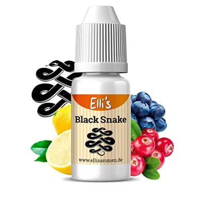 Afbeelding van Ellis Aromen Black Snake levensmiddelaroma vloeibaar voor levensmiddelen en vloeistoffen, om te bakken, koken, zoals pap kwark caloriearm