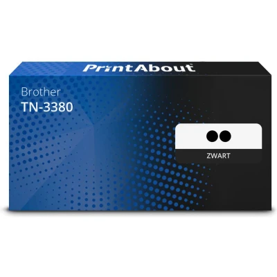 Afbeelding van Huismerk Brother TN 3380 Toner Zwart Voordeelbundel 2 pack Hoge capaciteit