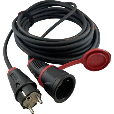 Afbeelding van HAWA R7030 Stroom Verlengkabel 16 A Zwart 10.00 m H07RN F 3G 1,5 mm²