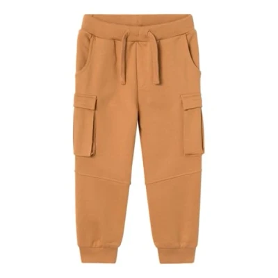 Afbeelding van NAME IT Nmnoli Sweat Pant Unb Noos broek, uniseks, Almond, 86 cm