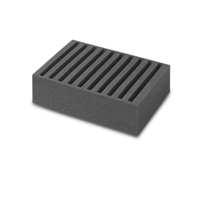 Afbeelding van Pro Plus Bordenhouder Zacht Foam voor 10 Borden 34 cm x 25 14 Zwart