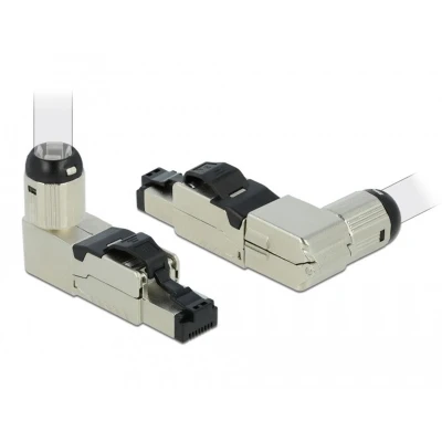 Afbeelding van RJ45 stekker Haaks Cat 6