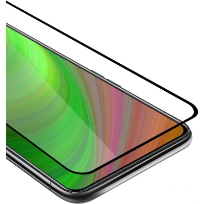 Afbeelding van Cadorabo Screenprotector geschikt voor Oppo Reno2 Volledig scherm pantserfolie Beschermfolie in TRANSPARANT met ZWART Gehard (Tempered) display beschermglas 9H hardheid 3D Touch