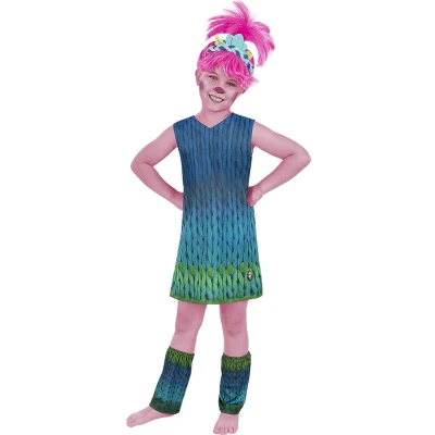 Afbeelding van FUNIDELIA Poppy Kostuum Trolls 3 voor meisjes Maat: 97 104 cm