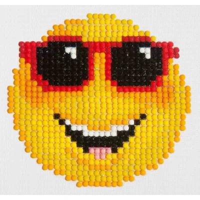 Afbeelding van Diamond Dotz Smiling Face Painting 757 10x10 cm