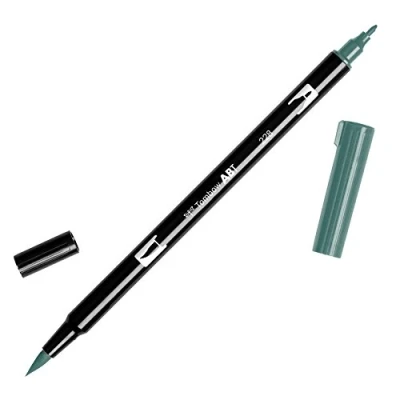 Afbeelding van Tombow ABT dubbele brushpen grey green 228