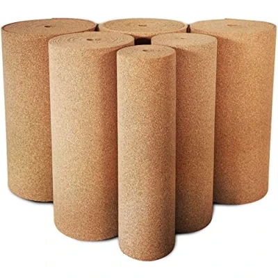 Afbeelding van Kurk op rol, natuurlijke isolerende onderlaag, veelzijdig, geluids en warmte isolerend, verkrijgbaar in verschillende diktes lengtes (3 mm, 100 x 250 cm)
