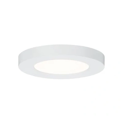 Afbeelding van Paulmann 3725 LED paneel inbouwpaneel Cover it rond incl. 1x6 watt plafondlamp wit mat lichtpaneel kunststof plafondlicht 3000 K