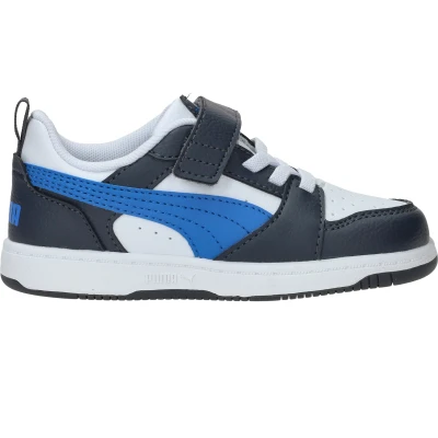 Afbeelding van Puma Rebound v6 Low sneakers wit/kobaltblauw/grijs