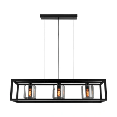 Afbeelding van EGLOÂ BrislingÂ HanglampÂ Â E27Â 110Â cmÂ Zwart